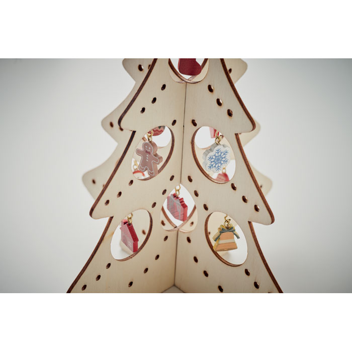 Decoración Silueta árbol Navidad madera - Navidad - Regalo Promocional Personalizado - imagen 4