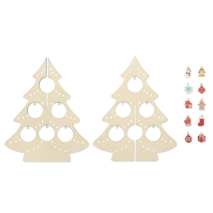 Decoración Silueta árbol Navidad madera - Navidad - Regalo Promocional Personalizado - vista alternativa
