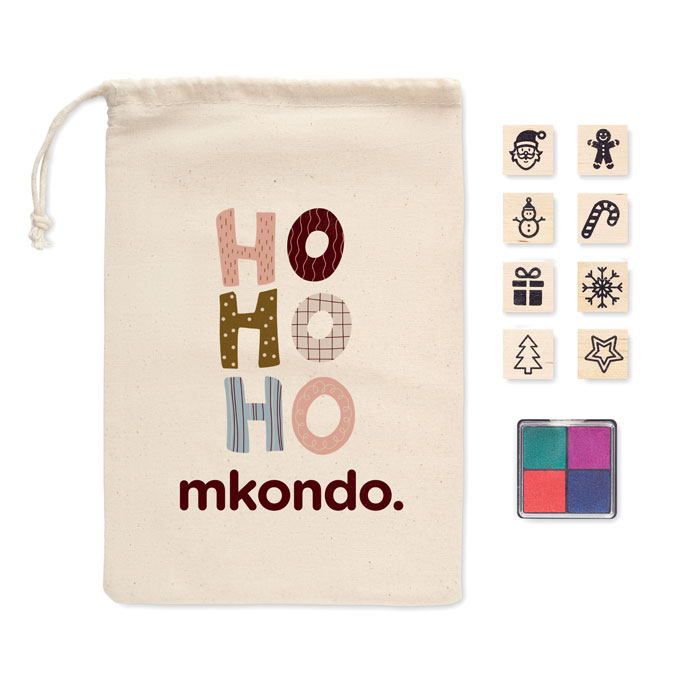 Set Stampie 8 sellos navideños madera - Navidad - Regalo Promocional Personalizado - imagen 5