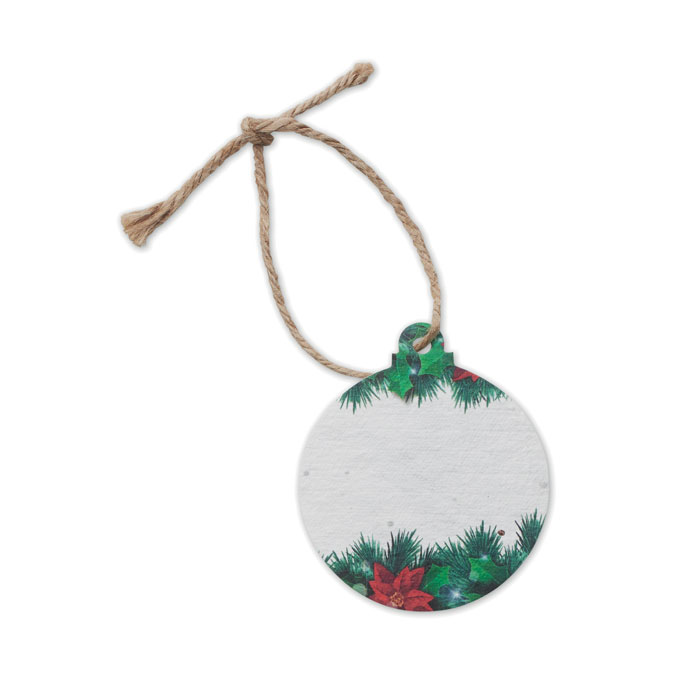 Adorno Bauseed papel semillas navideño - Navidad - Regalo Promocional Personalizado - vista alternativa