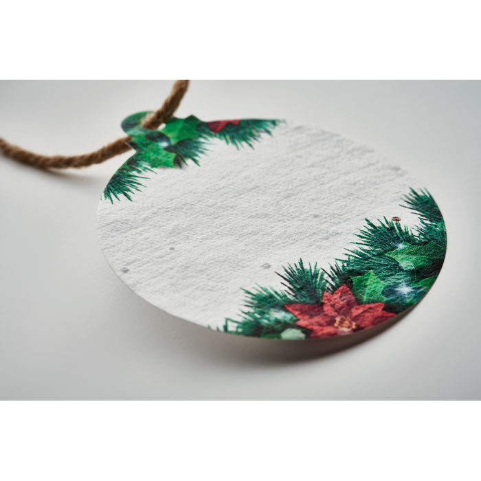 Adorno Bauseed papel semillas navideño - Navidad - Regalo Promocional Personalizado - imagen 5
