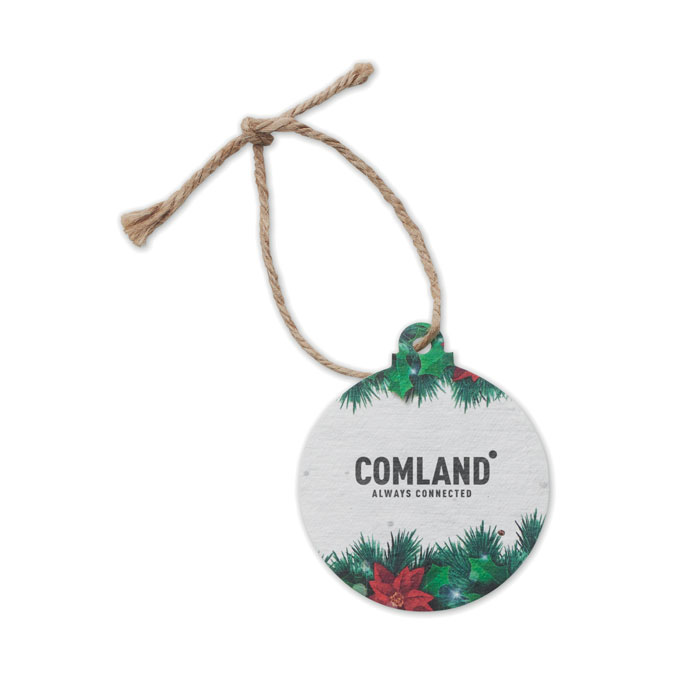 Adorno Bauseed papel semillas navideño - Navidad - Regalo Promocional Personalizado - imagen 4