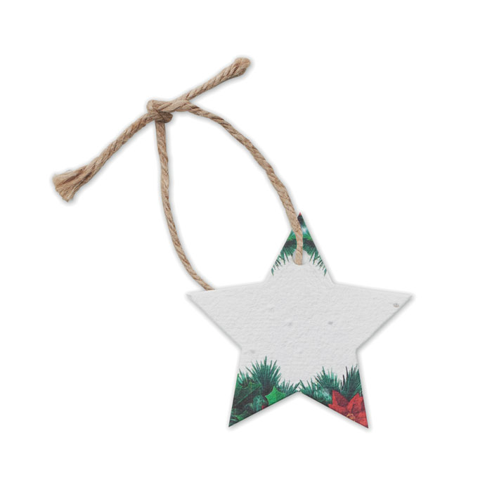 STARSEED Adorno navideño papel semillas - Navidad - Regalo Promocional Personalizado - vista alternativa