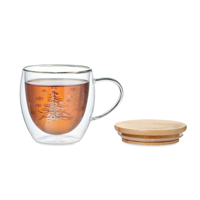 SIAN Taza borosilicato doble pared - Otros accesorios bodega - Regalo Promocional Personalizado - imagen 3