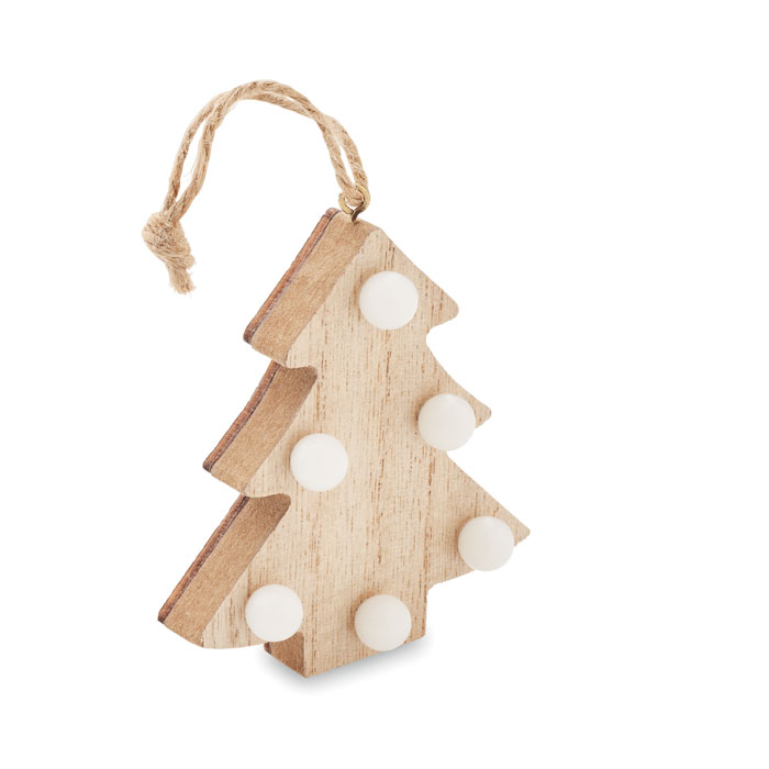 Árbol Lulie madera con luces LED