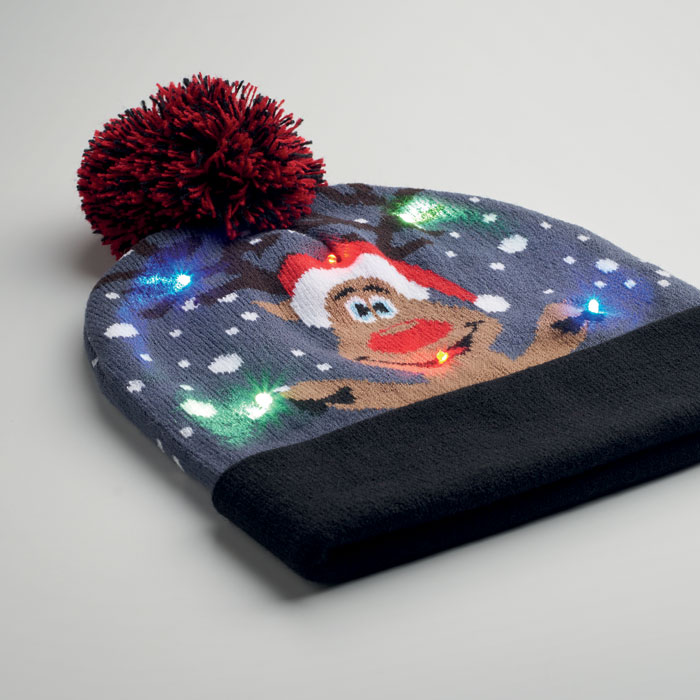 SHIMAS LIGHT Gorro de punto navideño LED - Navidad - Regalo Promocional Personalizado - imagen 4