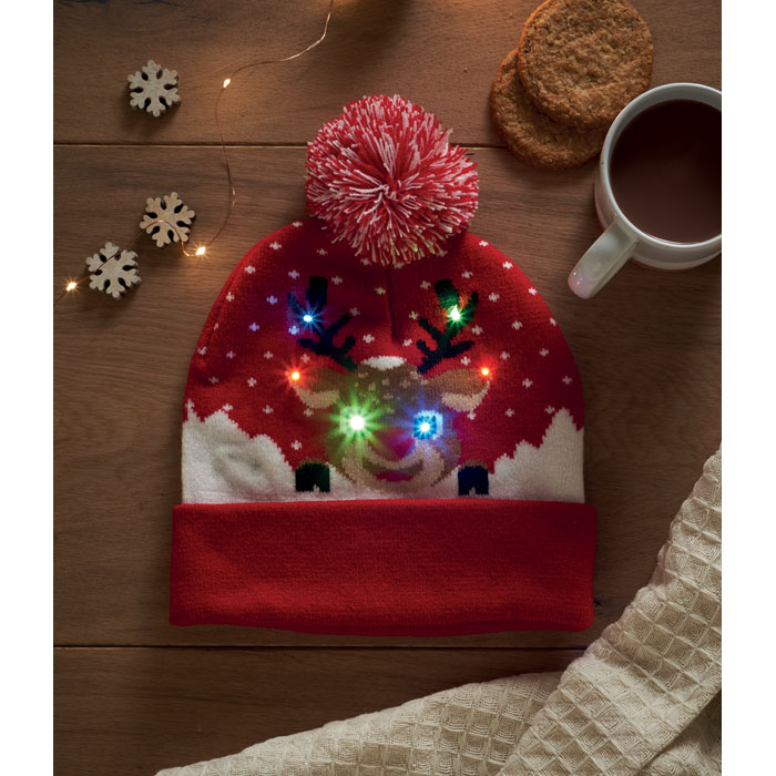 SHIMAS LIGHT Gorro de punto navideño LED - Navidad - Regalo Promocional Personalizado - imagen 6