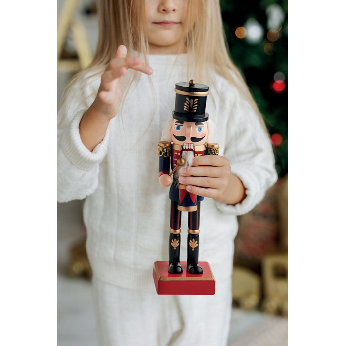 JOLLY CRUNCH Personaje Cascanueces madera - Navidad - Regalo Promocional Personalizado - imagen 5
