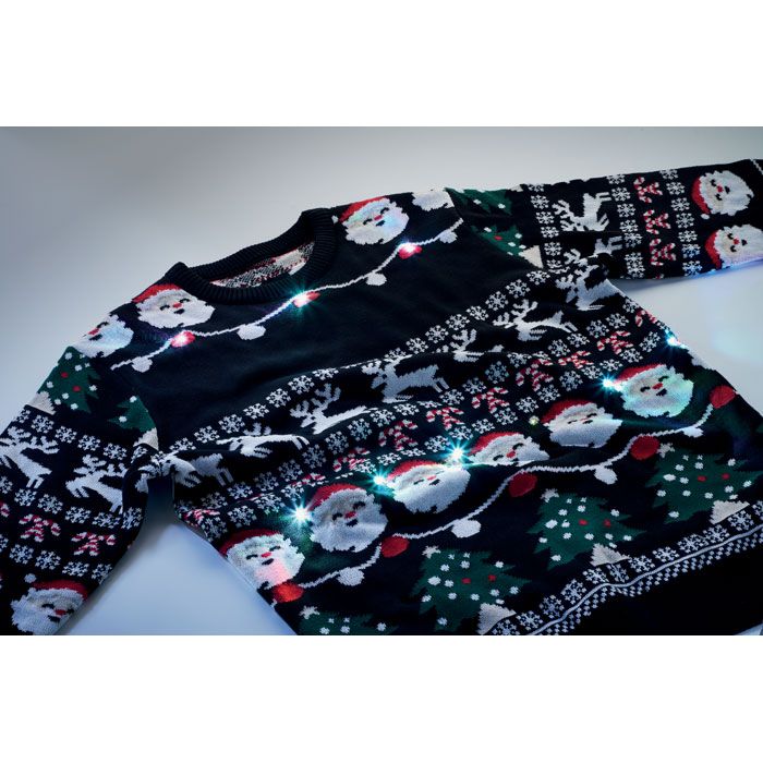 Jersey Shamis Navidad luz LED S/M - Sudaderas personalizadas - Regalo Promocional Personalizado - imagen 8