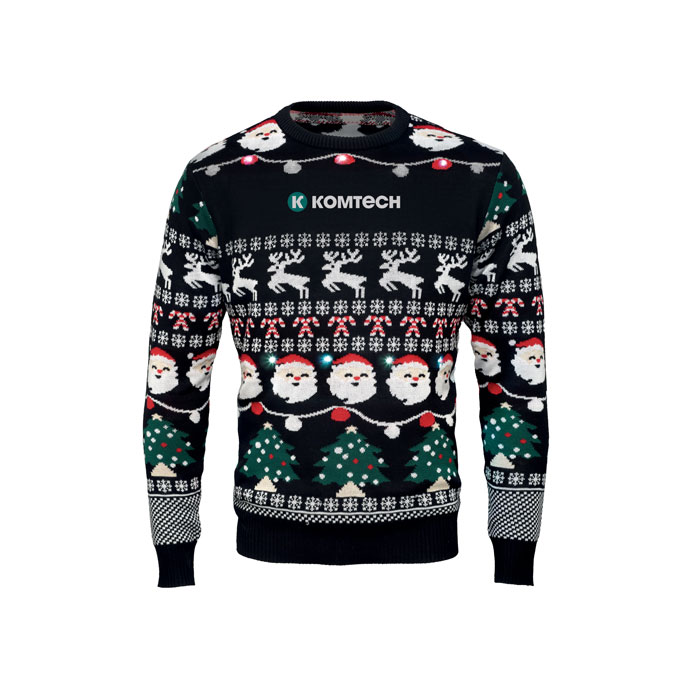 Jersey Shamis Navidad luz LED S/M - Sudaderas personalizadas - Regalo Promocional Personalizado - imagen 6