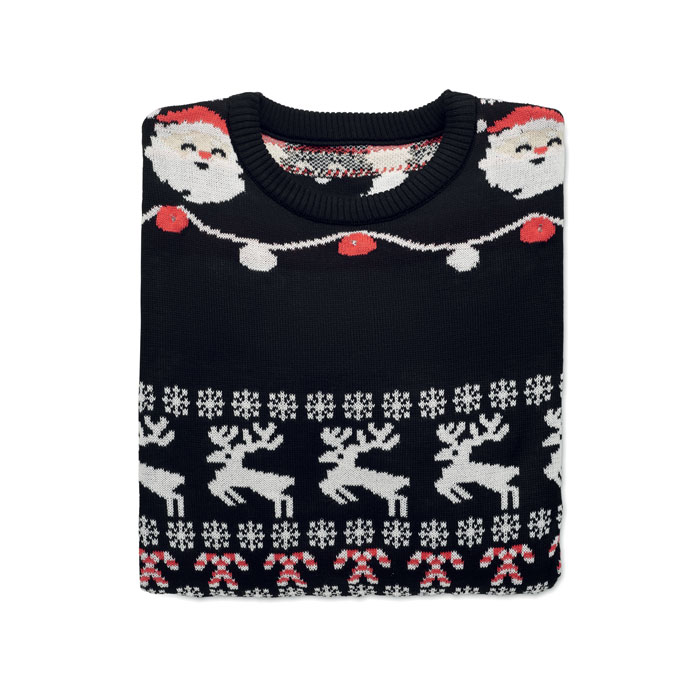 Jersey Shamis Navidad luz LED S/M - Sudaderas personalizadas - Regalo Promocional Personalizado - imagen 3