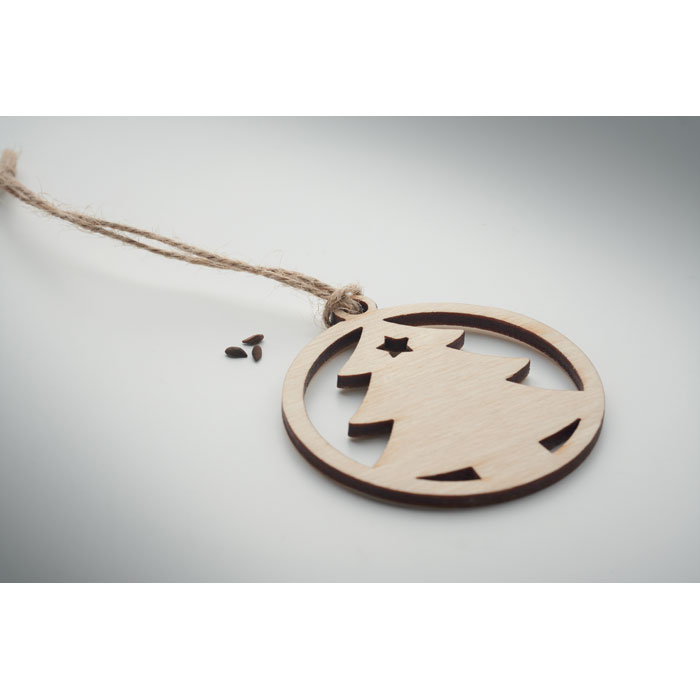 ARSEED Colgador madera en forma árbol - Navidad - Regalo Promocional Personalizado - imagen 8