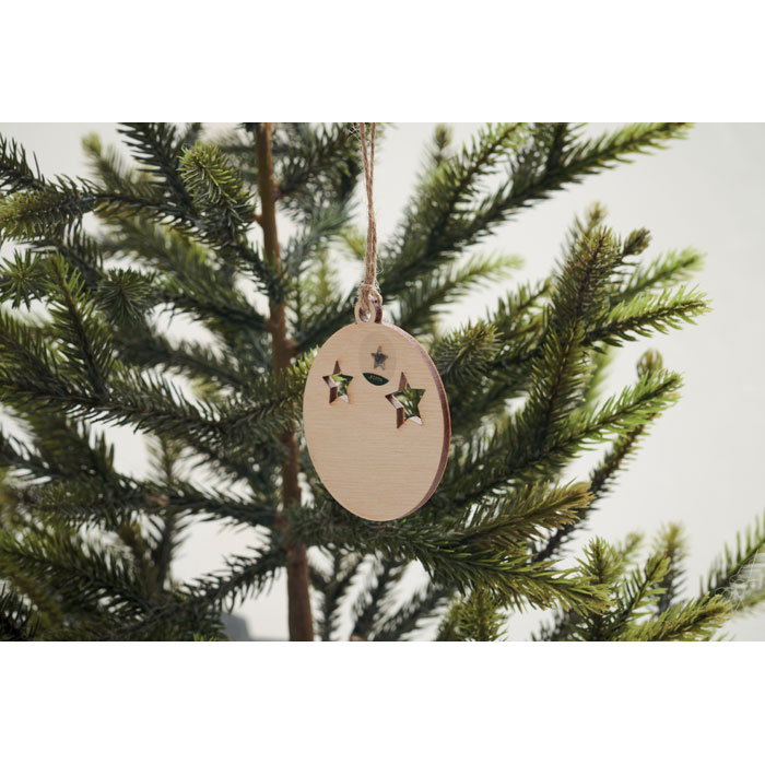 Colgador Roseed madera forma árbol - Navidad - Regalo Promocional Personalizado - imagen 6