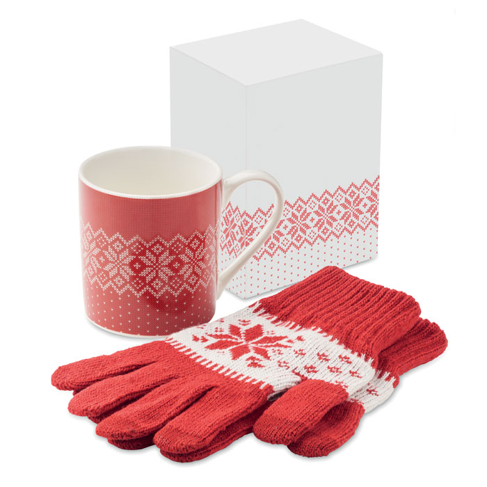 Set Copito guantes y taza invierno
