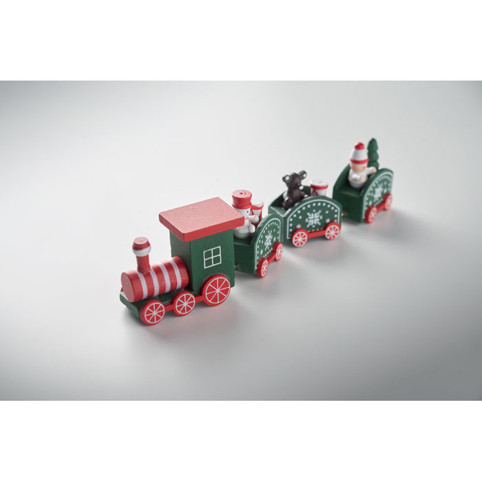 JUNA Tren de Navidad de madera - Navidad - Regalo Promocional Personalizado - imagen 5