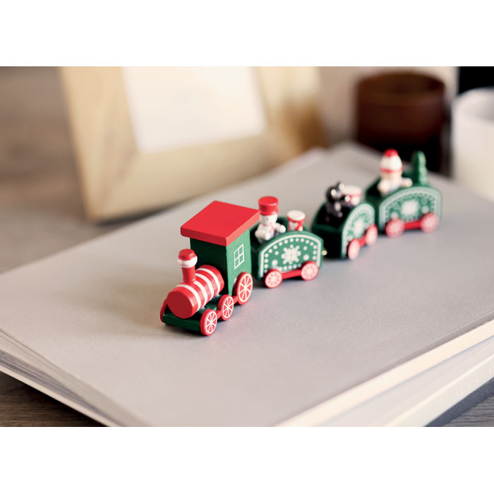 JUNA Tren de Navidad de madera - Navidad - Regalo Promocional Personalizado - imagen 7