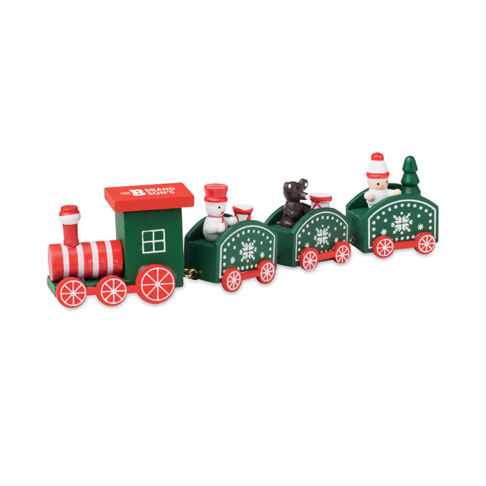 JUNA Tren de Navidad de madera - Navidad - Regalo Promocional Personalizado - imagen 4