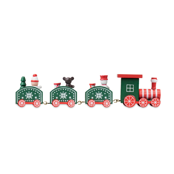 JUNA Tren de Navidad de madera - Navidad - Regalo Promocional Personalizado - vista alternativa