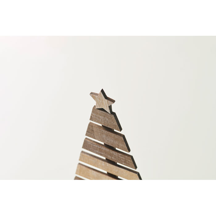 PUINEN Árbol de Navidad de madera - Navidad - Regalo Promocional Personalizado - imagen 6
