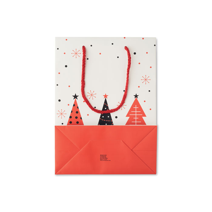 BOSSA MEDIUM Bolsa de papel mediana - Navidad - Regalo Promocional Personalizado - vista alternativa
