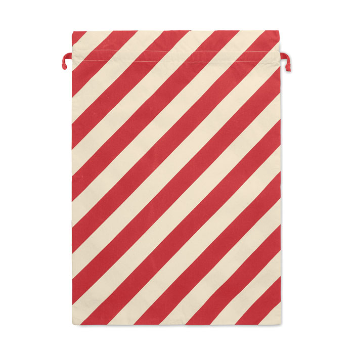 LAUKKU Bolsa grande algodón Papá Noel - Navidad - Regalo Promocional Personalizado - vista alternativa