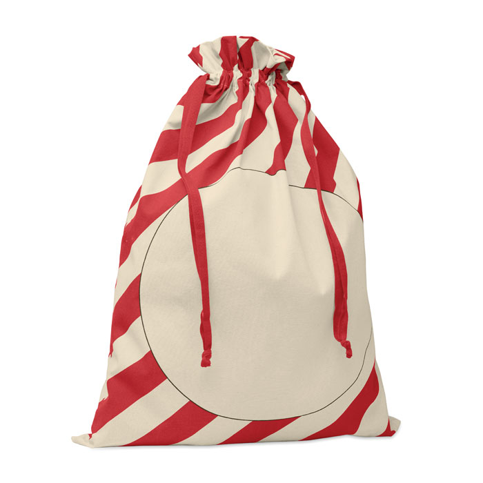 LAUKKU Bolsa grande algodón Papá Noel