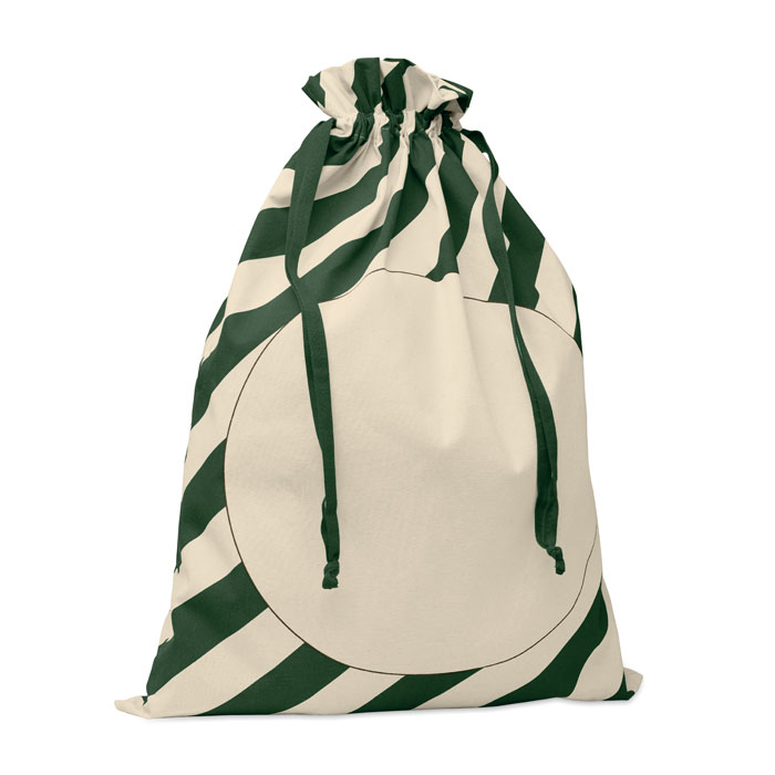 LAUKKU Bolsa grande algodón Papá Noel - Navidad - Regalo Promocional Personalizado - imagen 7