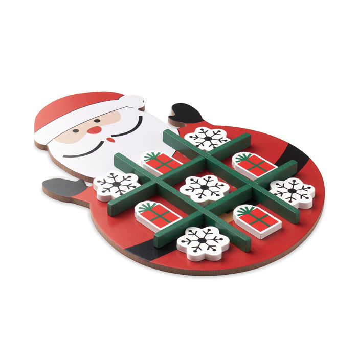 HOHOTOE Tres en raya navideño madera