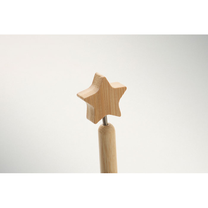 STARPEN Bolígrafo bambú estrella - Oficina - Regalo Promocional Personalizado - vista alternativa