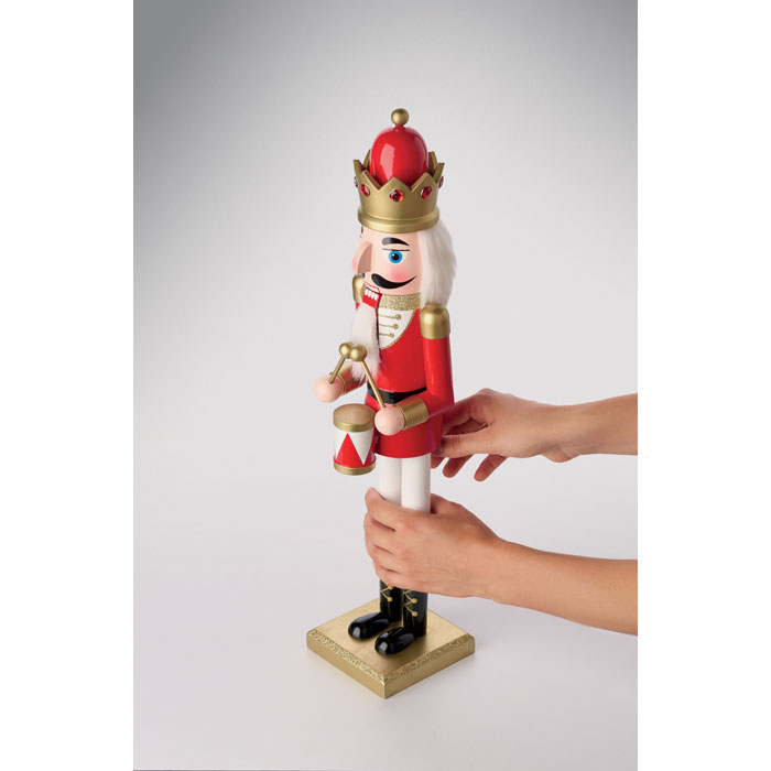 SUPER JOLY Muñeco cascanueces de madera - Novedades - Regalo Promocional Personalizado - vista alternativa