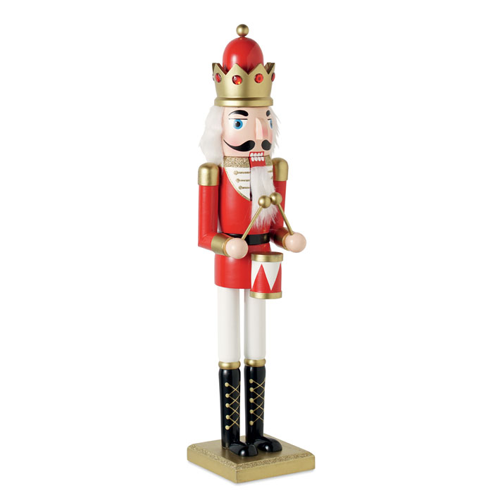 SUPER JOLY Muñeco cascanueces de madera - Novedades - Regalo Promocional Personalizado