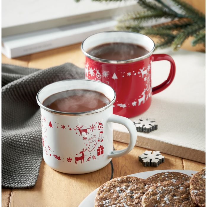SEASOMEL Taza esmaltada Navidad 300 ml - Tazas y vasos personalizados - Regalo Promocional Personalizado - imagen 11