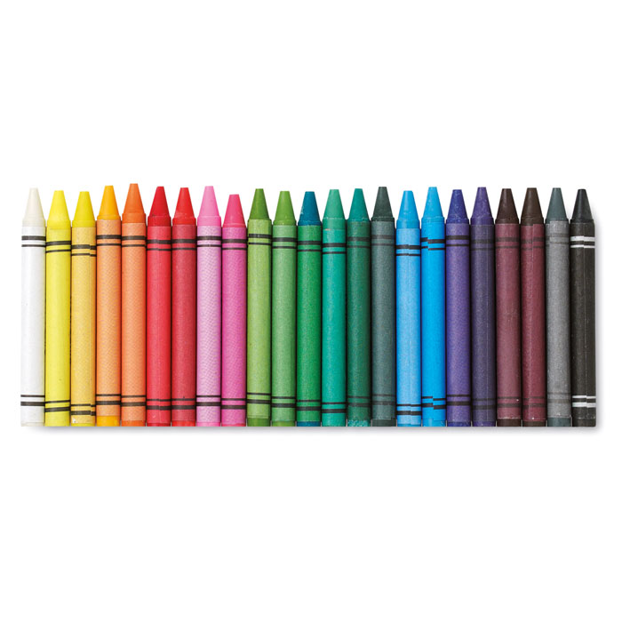 Estuche Striper con 30 lápices de cera reciclada - Niños y Juegos - Regalo Promocional Personalizado - imagen 3