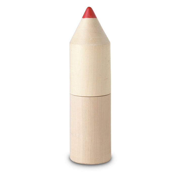 Estuche Coloret con 12 lápices de madera - Niños y Juegos - Regalo Promocional Personalizado - vista alternativa