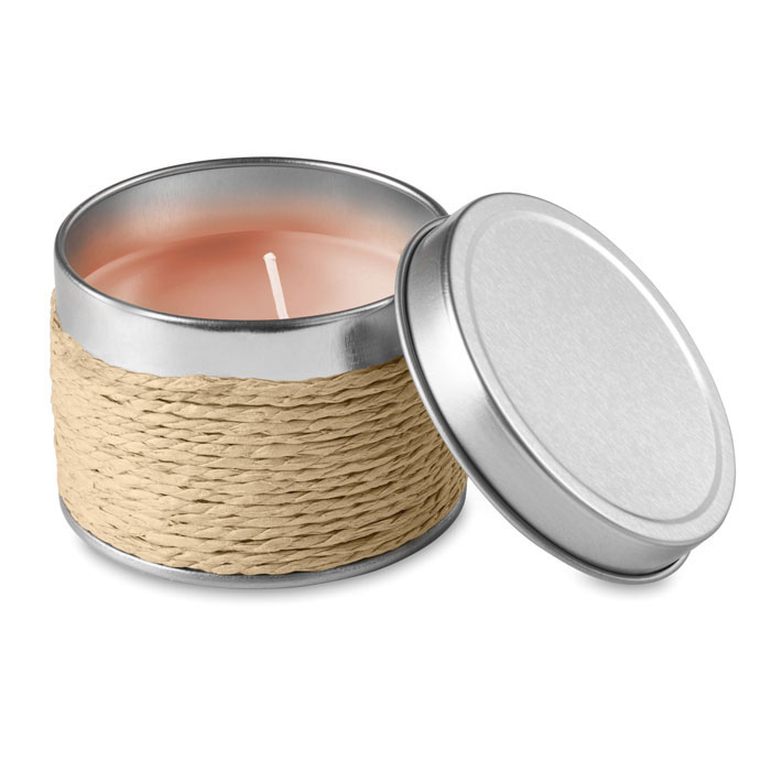 Vela Delicious aromática en caja de latón - Velas personalizadas - Regalo Promocional Personalizado - imagen 5