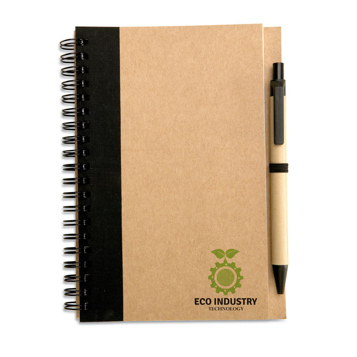 Libreta Sonora Plus reciclada con bolígrafo - Oficina - Regalo Promocional Personalizado - vista alternativa