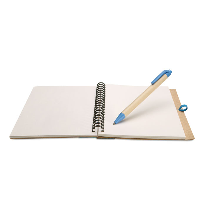 Libreta Sonora Plus reciclada con bolígrafo - Oficina - Regalo Promocional Personalizado - imagen 4