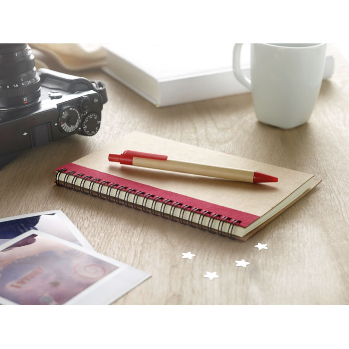 Libreta Sonora Plus reciclada con bolígrafo - Oficina - Regalo Promocional Personalizado - imagen 9