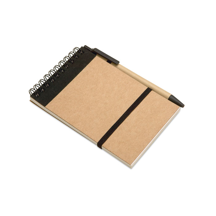 Libreta Sonora A6 reciclada con bolígrafo - Oficina - Regalo Promocional Personalizado - vista alternativa