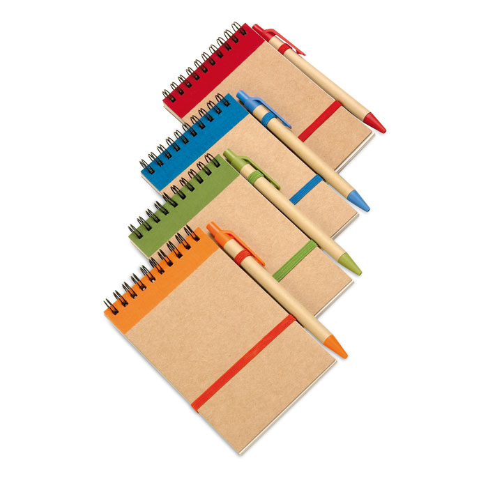 Libreta Sonora A6 reciclada con bolígrafo - Oficina - Regalo Promocional Personalizado - imagen 13