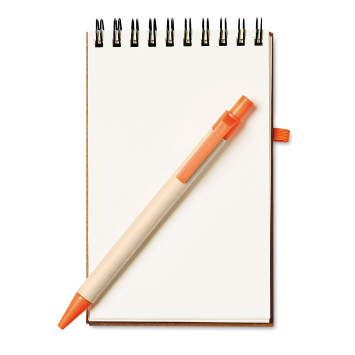 Libreta Sonora A6 reciclada con bolígrafo - Oficina - Regalo Promocional Personalizado - imagen 12