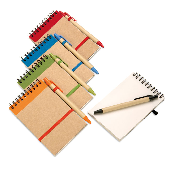 Libreta Sonora A6 reciclada con bolígrafo - Oficina - Regalo Promocional Personalizado - imagen 14