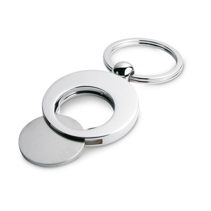 EURING Llavero de metal con ficha - Llaveros, pins y chapas - Regalo Promocional Personalizado - vista alternativa
