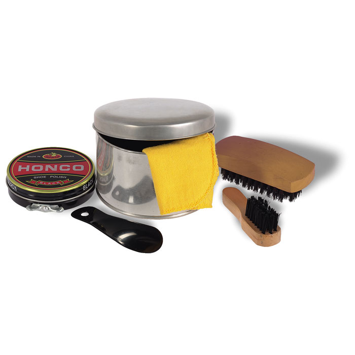 Set Torton limpiacalzado en caja metálica - Viaje - Regalo Promocional Personalizado - imagen 4