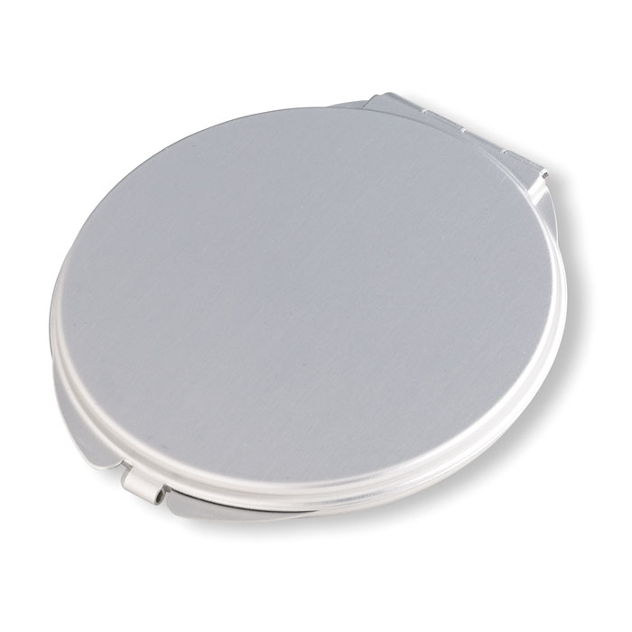 Espejo Soraia aluminio doble con funda - Hogar - Regalo Promocional Personalizado - vista alternativa