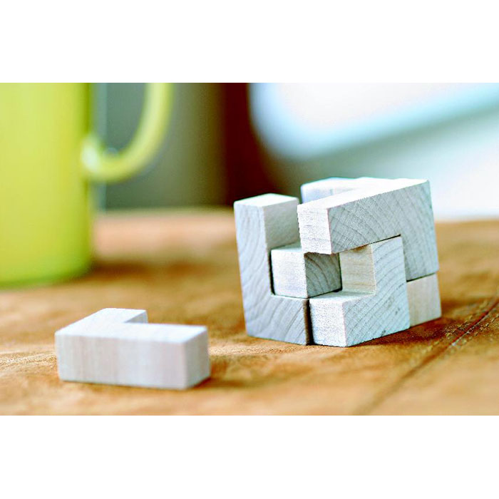 Puzzle Trikesnats madera en bolsa algodón - Niños y Juegos - Regalo Promocional Personalizado - imagen 4