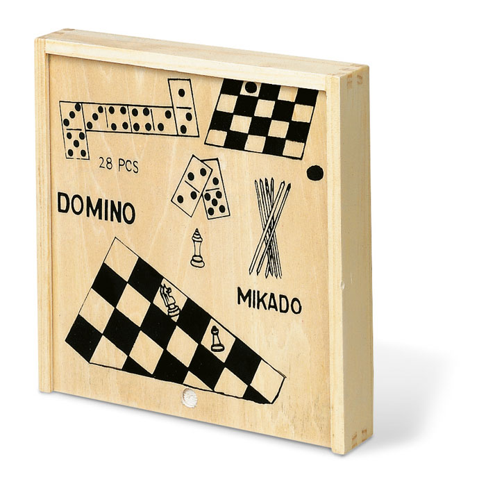 Set Trikes con 4 juegos clásicos - Niños y Juegos - Regalo Promocional Personalizado - vista alternativa