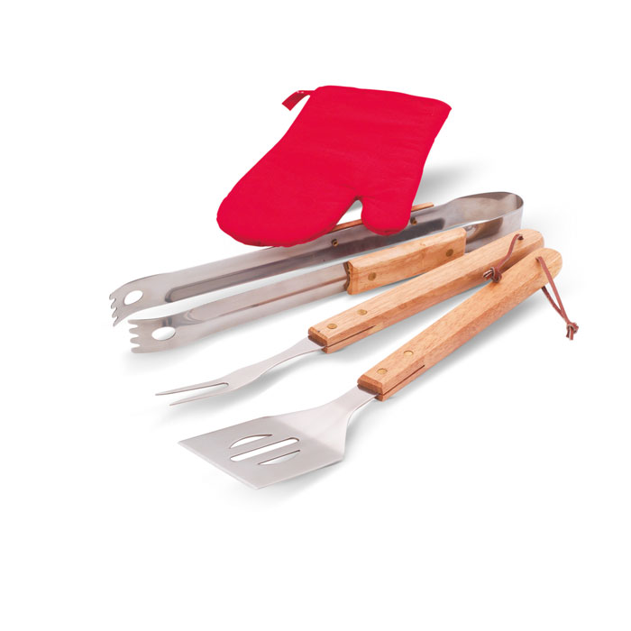 Delantal Donau East BBQ herramientas - Verano - Regalo Promocional Personalizado - vista alternativa