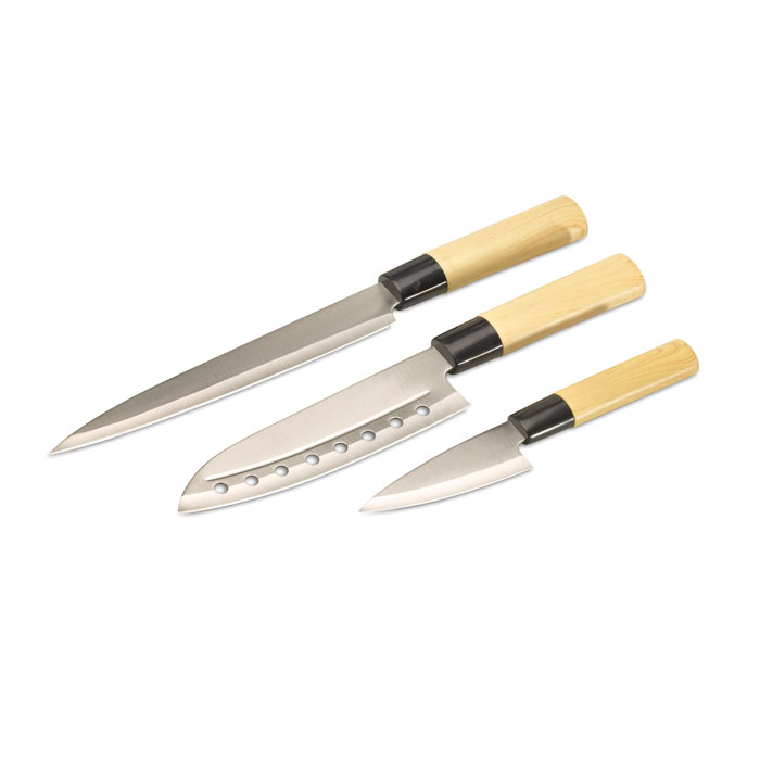 Set Taki cuchillos estilo japonés - Packs de regalo personalizado - Regalo Promocional Personalizado - vista alternativa