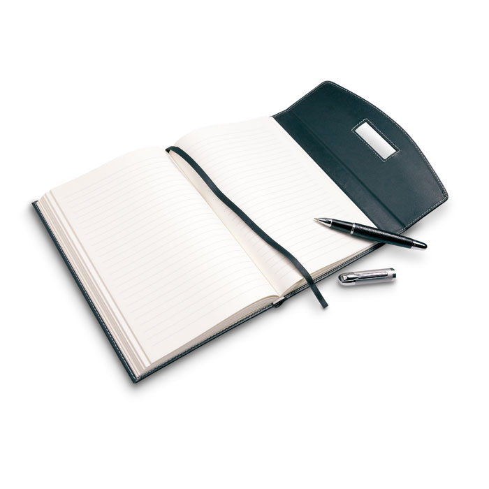 Portafolios Nova A5 con bolígrafo - Portadocumentos personalizados - Regalo Promocional Personalizado - imagen 2